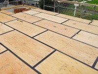 木部との取り合いの気密施工