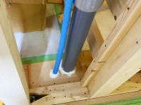 床まわりの気密処理