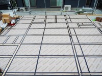 気密防水テープで目地処理